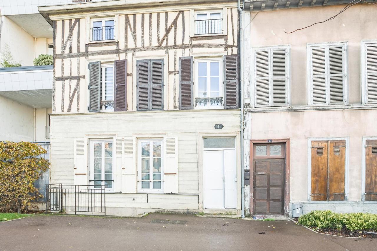Apartament L'Art Du Temps - Terrasse -1 Min Hypercentre Troyes Zewnętrze zdjęcie